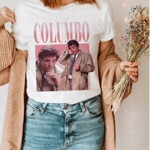 Columbo Retro TV Show T Shirt 70s 80s 90s Graphic Fan Gift Vintage Humor Meme T
